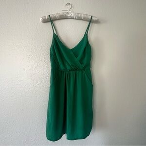 Lush by Nordstrom— emerald dress